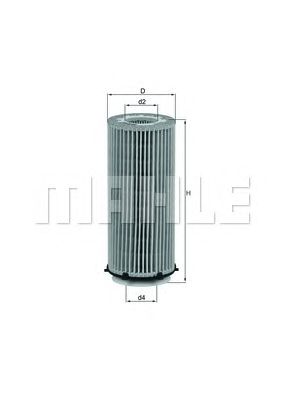 Масляный фильтр KNECHT OX 560D