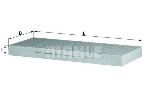 Фільтр салону KNECHT LAK 167