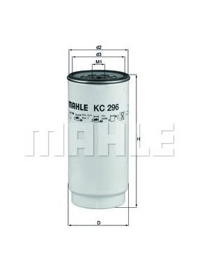 Паливний фільтр KNECHT KC 296D