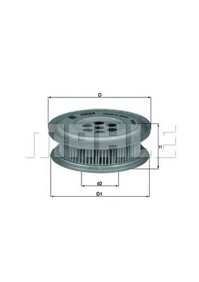 Фильтр масла гидроусилителя (ГУР) KNECHT HX 44
