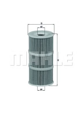 Масляный фильтр KNECHT OX 389/1D