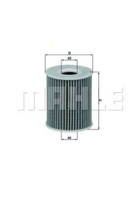 Масляный фильтр KNECHT OX 422D