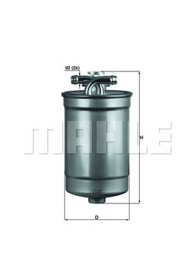 Топливный фильтр KNECHT KL 554D