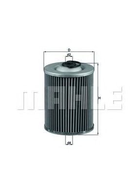 Паливний фільтр KNECHT KX 57