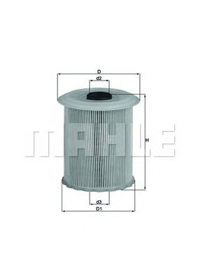 Паливний фільтр KNECHT KX 75D