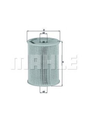 Топливный фильтр KNECHT KX 231D