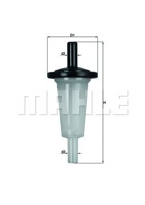 Топливный фильтр KNECHT KL 23 OF