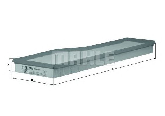 Воздушный фильтр KNECHT LX 582/1
