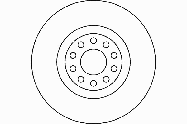 Гальмівний диск TEXTAR 92098305