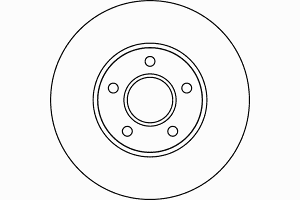 Тормозной диск TEXTAR 92124800