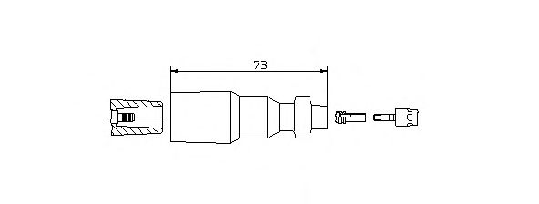 Вилка, катушка зажигания BREMI 13550