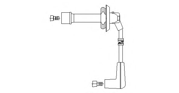 Высоковольтный провод BREMI 3A44E43