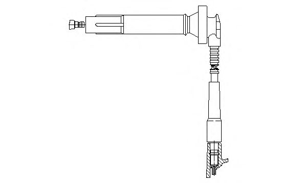 Высоковольтный провод BREMI 3A59E42