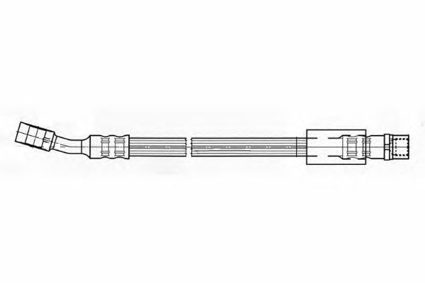Тормозной шланг FERODO FHY2476