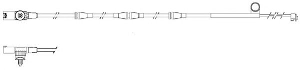 Датчик износа колодок FERODO FWI297
