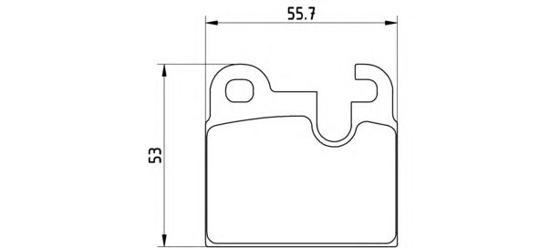 Тормозные колодки BREMBO P 06 004