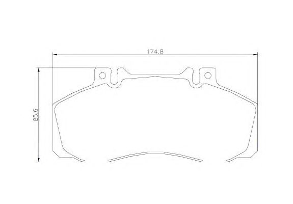 Тормозные колодки BREMBO P 50 065