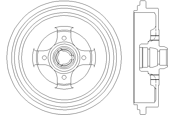 Тормозной барабан MINTEX MBD218
