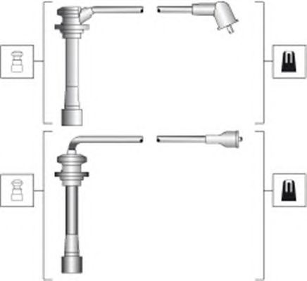 Комплект высоковольтных проводов MAGNETI MARELLI 941318111278