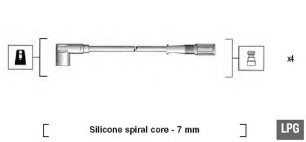 Комплект высоковольтных проводов MAGNETI MARELLI 941095130583