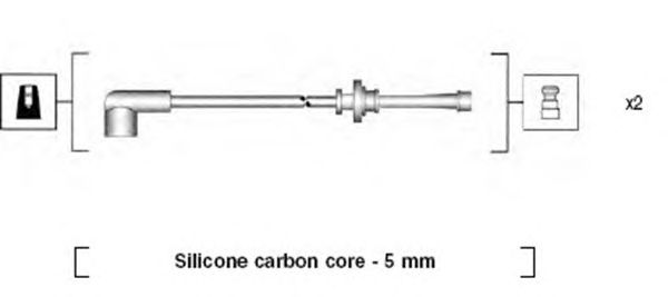 Комплект высоковольтных проводов MAGNETI MARELLI 941285020865