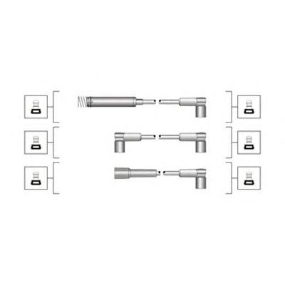 Комплект високовольтних проводів MAGNETI MARELLI 941319170013
