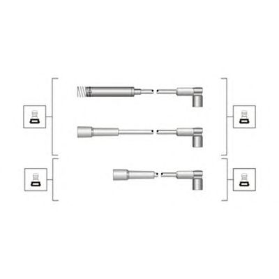 Комплект высоковольтных проводов MAGNETI MARELLI 941319170020