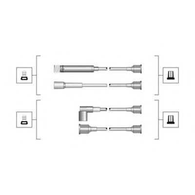 Комплект высоковольтных проводов MAGNETI MARELLI 941319170064