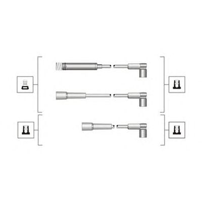 Комплект высоковольтных проводов MAGNETI MARELLI 941319170072
