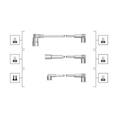 Комплект високовольтних проводів MAGNETI MARELLI 941319170080
