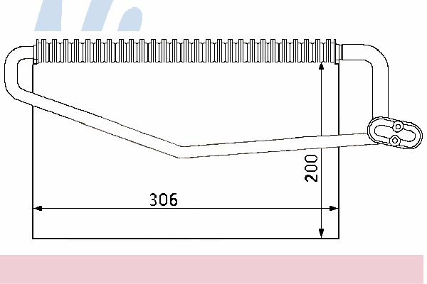 Испаритель кондиционера NISSENS 92173