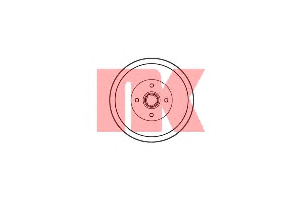 Тормозной барабан NK 254719