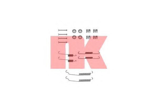 Монтажный комплект тормозных колодок NK 7937701