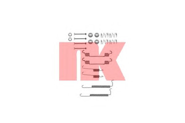 Монтажный комплект тормозных колодок NK 7936710