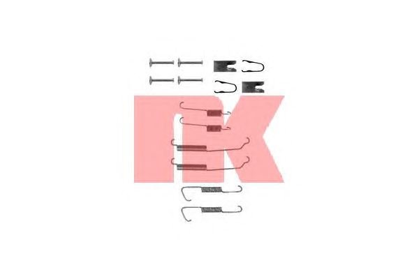Монтажный комплект тормозных колодок NK 7933773