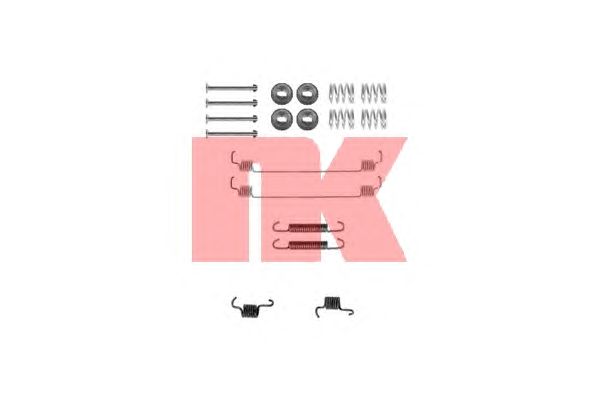 Монтажный комплект тормозных колодок NK 7939777