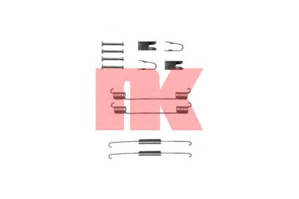 Монтажный комплект тормозных колодок NK 7923781