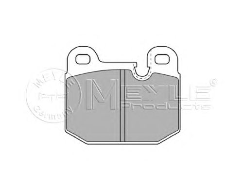 Тормозные колодки MEYLE 025 205 8816