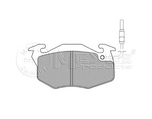 Тормозные колодки MEYLE 025 209 0518/W
