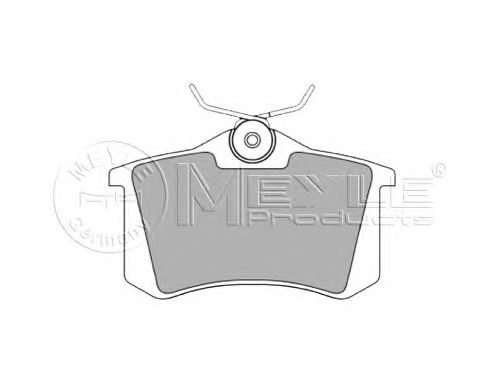 Тормозные колодки MEYLE 025 209 6115