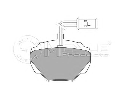 Тормозные колодки MEYLE 025 212 3715/W