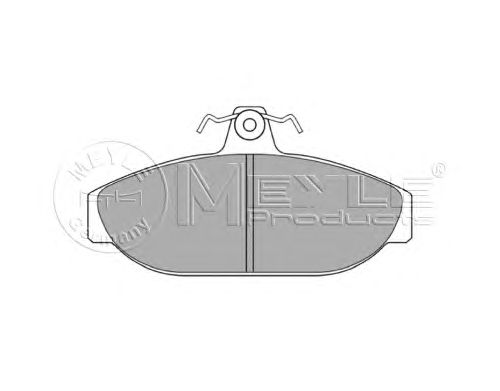 Тормозные колодки MEYLE 025 212 6617