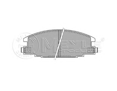 Тормозные колодки MEYLE 025 215 4316/W