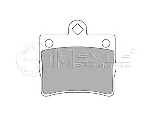 Тормозные колодки MEYLE 025 219 0015