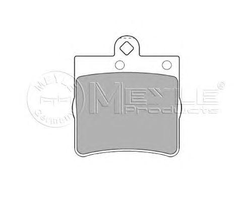 Тормозные колодки MEYLE 025 219 1915