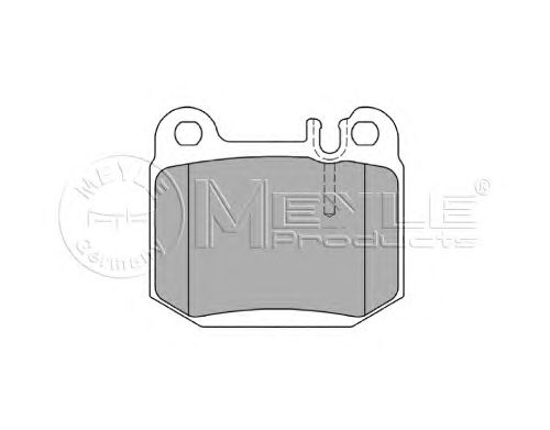 Тормозные колодки MEYLE 025 231 5716
