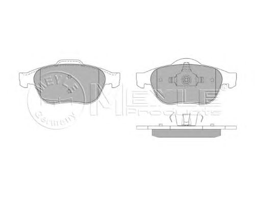 Тормозные колодки MEYLE 025 232 4818