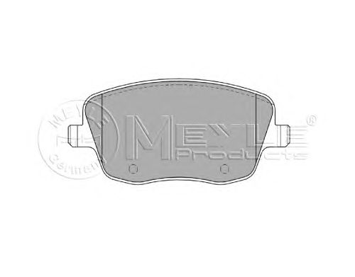 Тормозные колодки MEYLE 025 235 8118/W