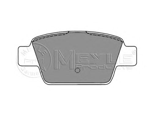 Тормозные колодки MEYLE 025 237 1415
