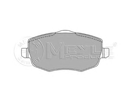 Тормозные колодки MEYLE 025 240 7316